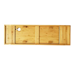 Elysian Bath Tray with Wine & Book Holder