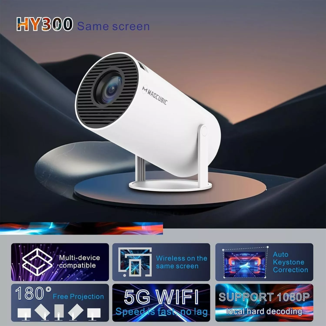 New 2025 Magcubic+ 4K Smart Projector