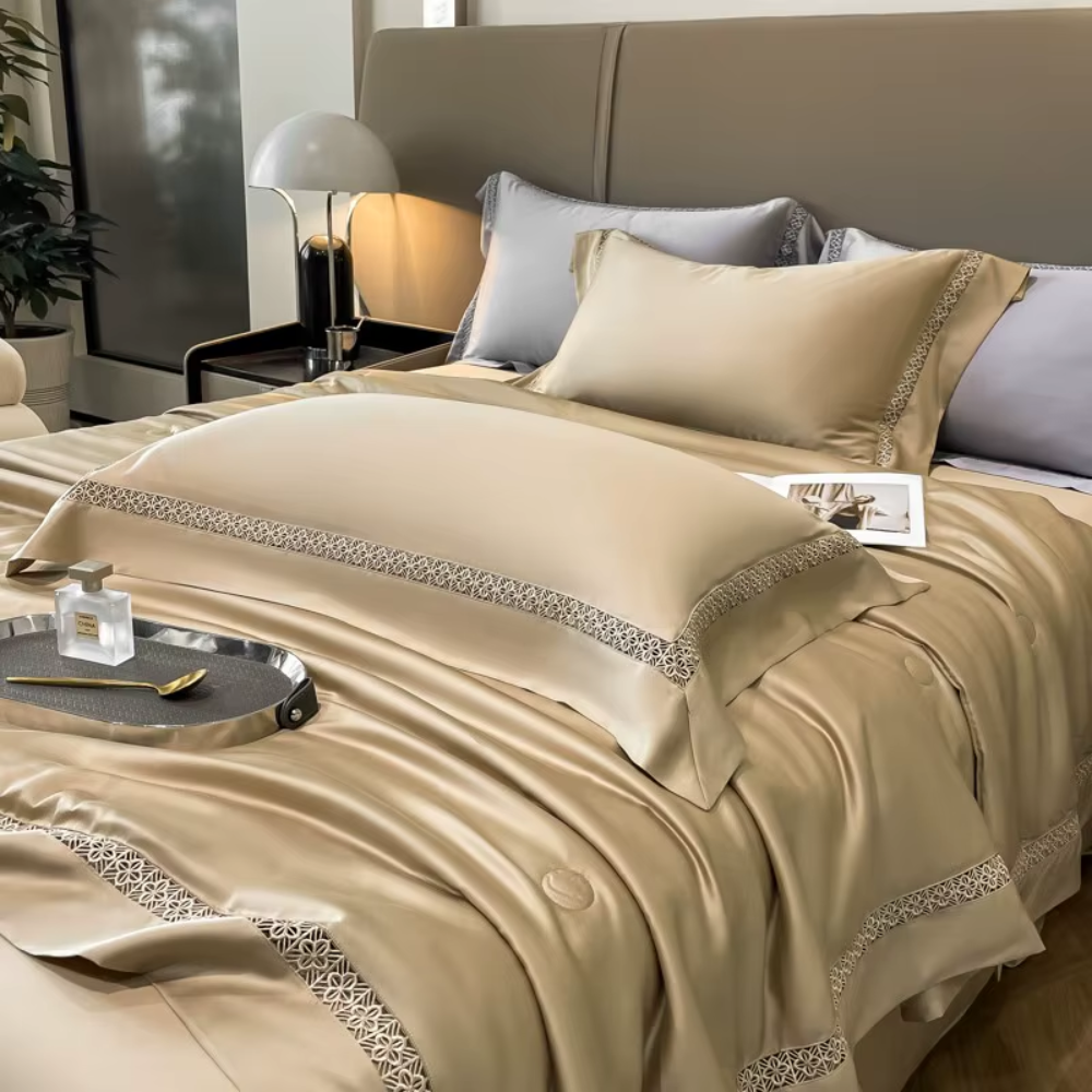 Oro Puro Bedding Set Eucalyptus Lyocell
