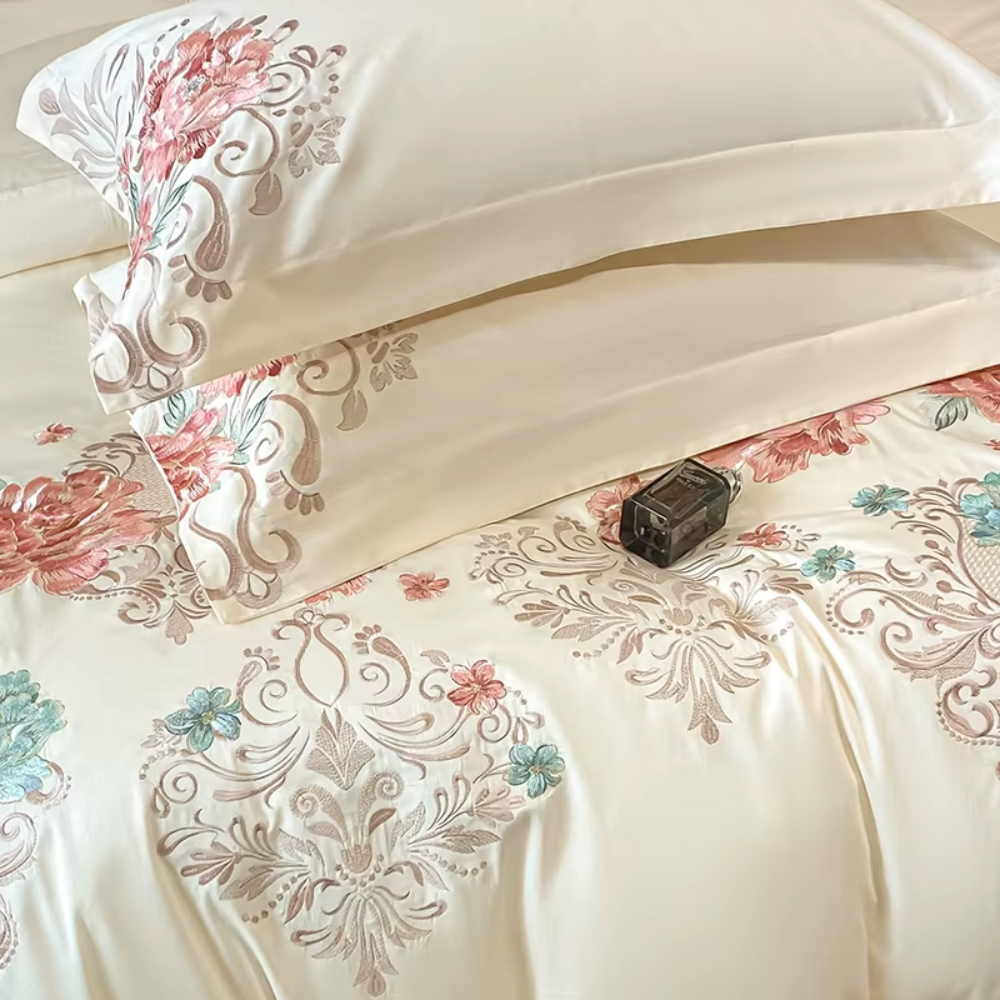 Elisa  Bedding Set 100% Cotton Chic Embroidery - New 2025