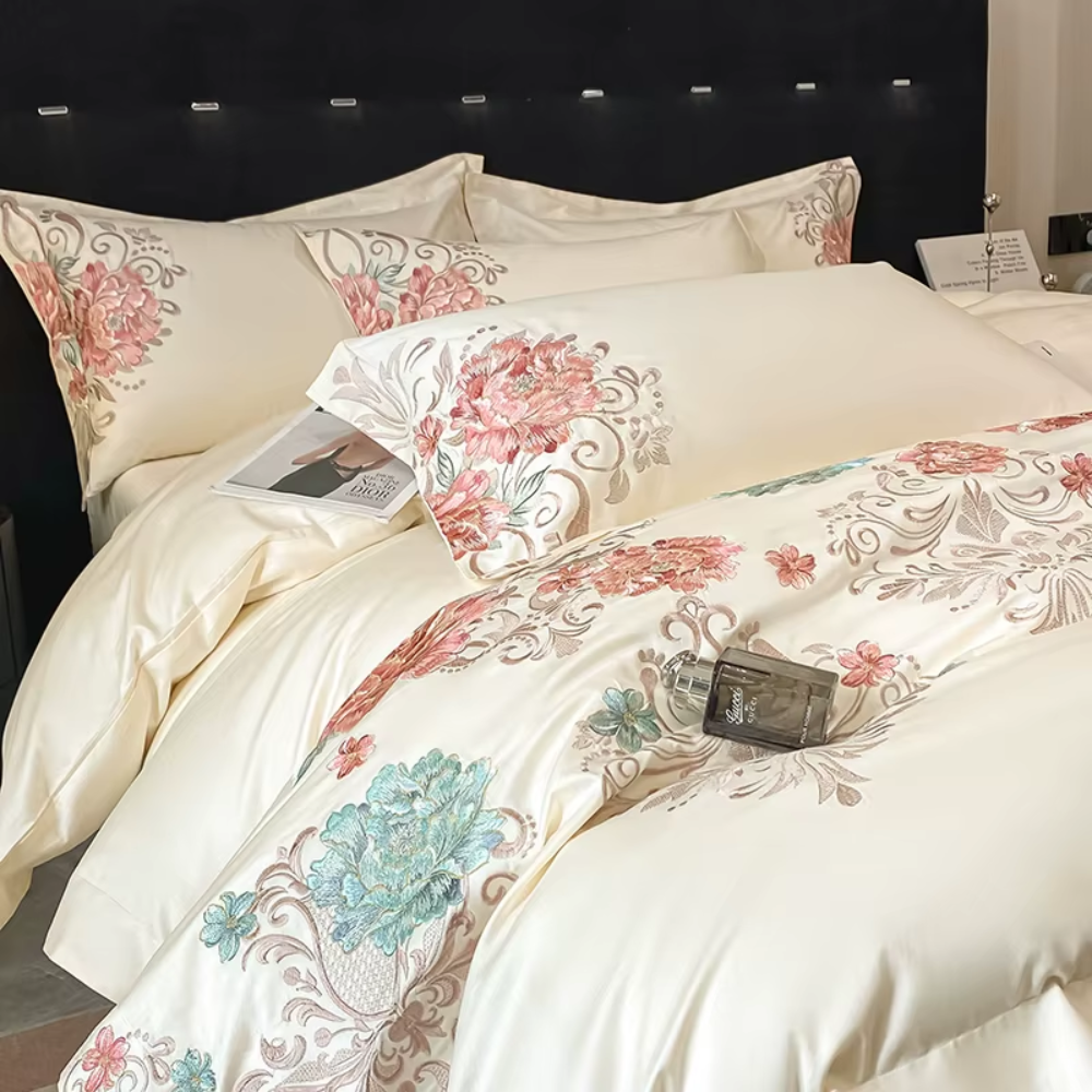 Elisa  Bedding Set 100% Cotton Chic Embroidery - New 2025