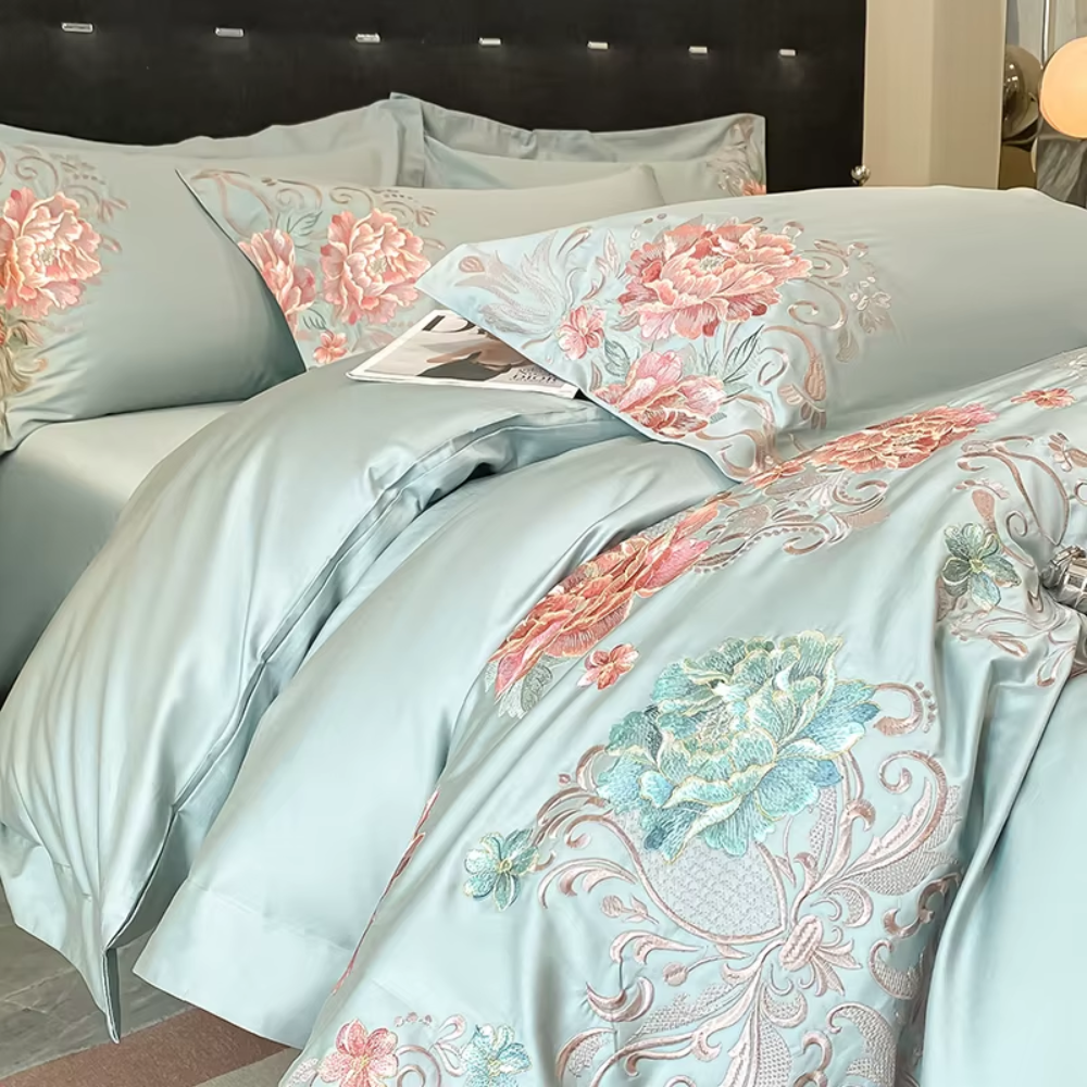 Elisa  Bedding Set 100% Cotton Chic Embroidery - New 2025