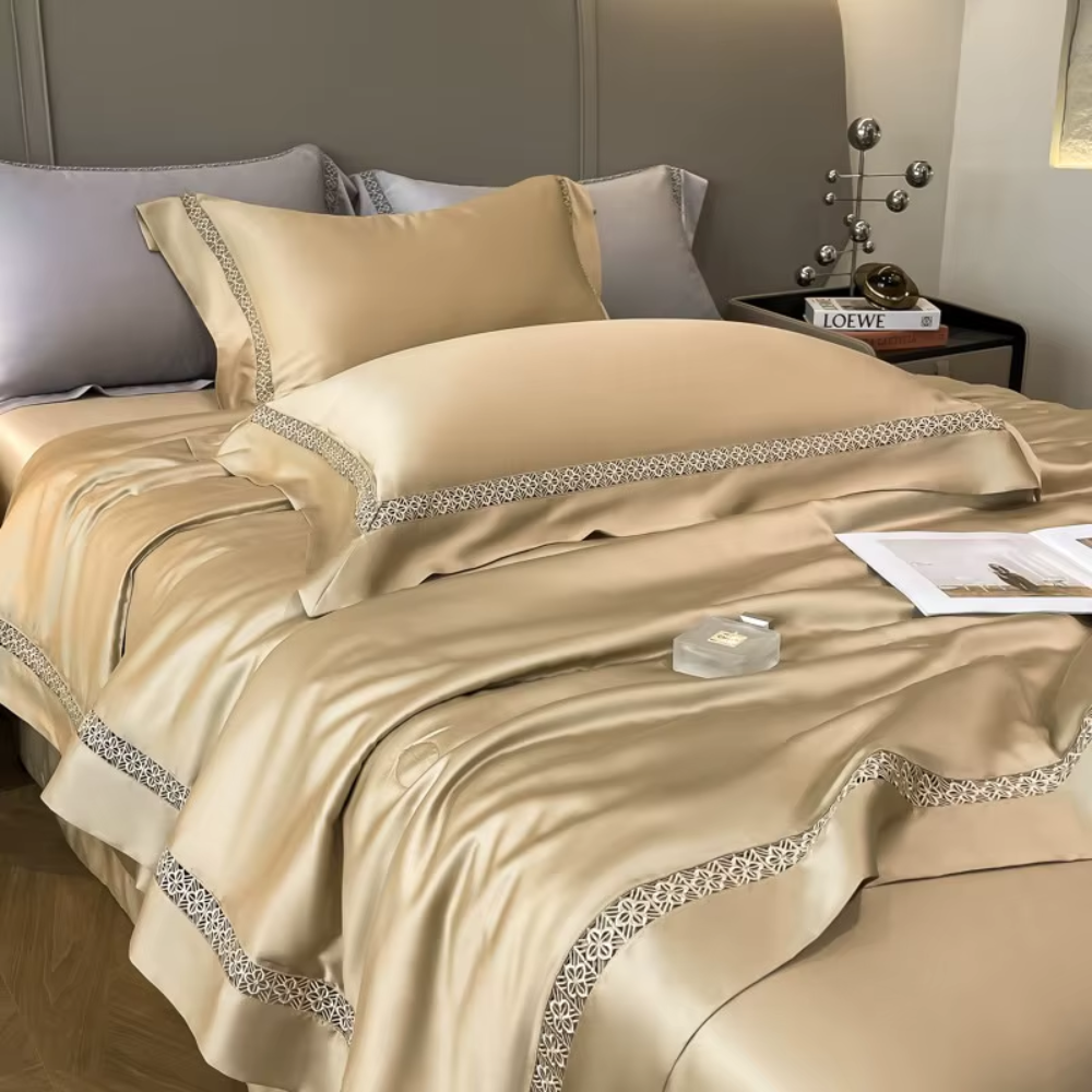 Oro Puro Bedding Set Eucalyptus Lyocell