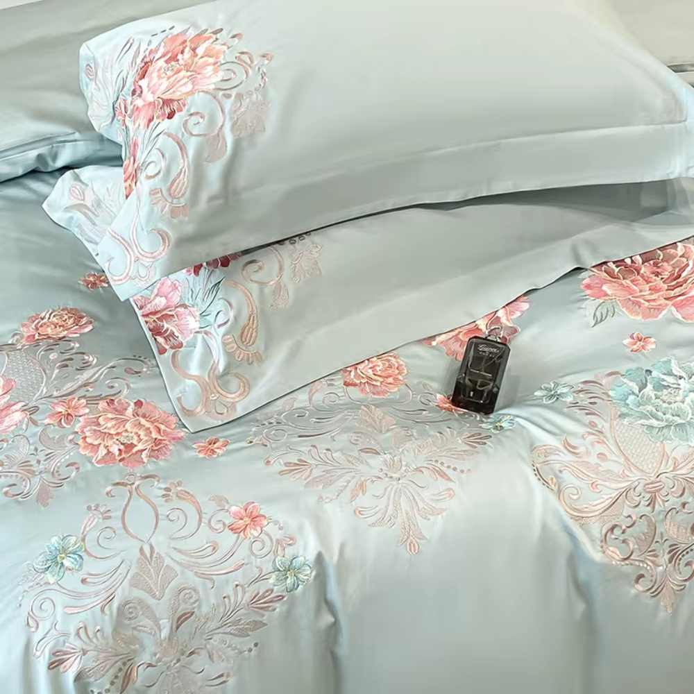 Elisa  Bedding Set 100% Cotton Chic Embroidery - New 2025
