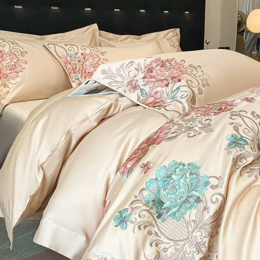 Elisa  Bedding Set 100% Cotton Chic Embroidery - New 2025