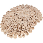 Rustic Boho Table Mats – Natural Woven Rattan Placemats