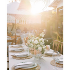 Rustic Boho Table Mats – Natural Woven Rattan Placemats