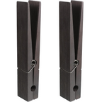 Jumbo Wooden Towel Clips – Set of 2 with Nano Adhesives | Wall-Mounted Organizer